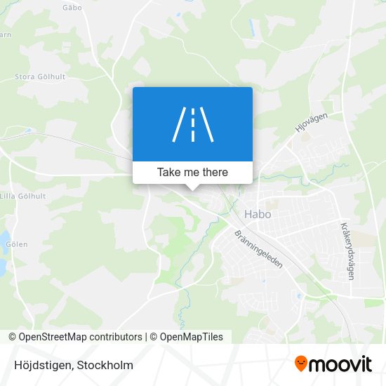Höjdstigen map