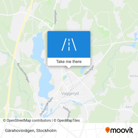 Gärahovsvägen map