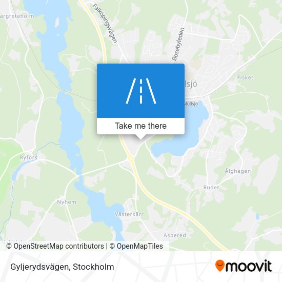 Gyljerydsvägen map