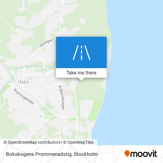 Bokskogens Prommenadstig map