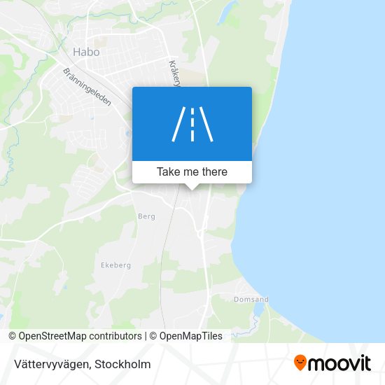 Vättervyvägen map