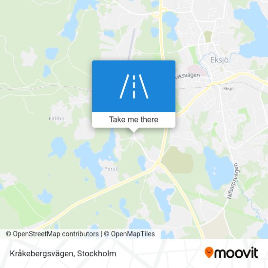 Kråkebergsvägen map