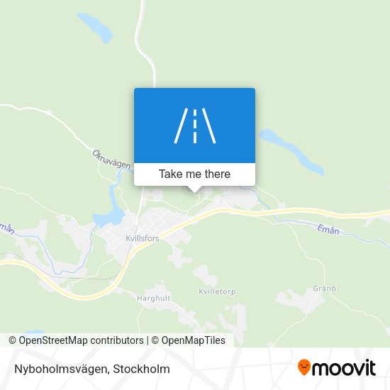 Nyboholmsvägen map