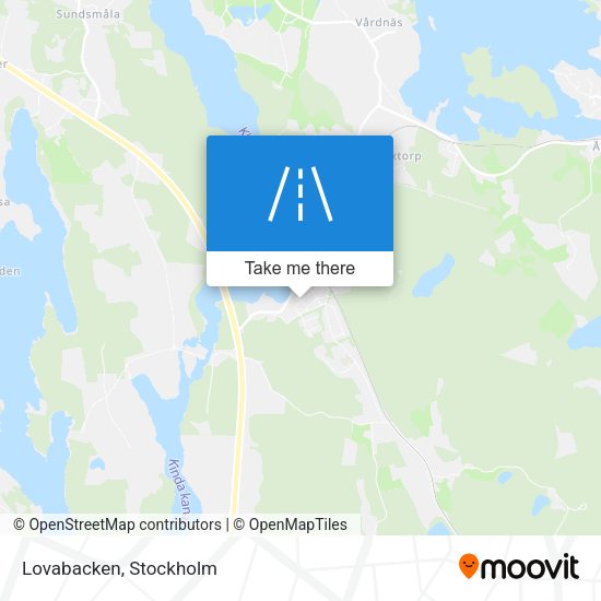 Lovabacken map