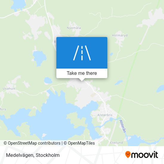 Medelvägen map