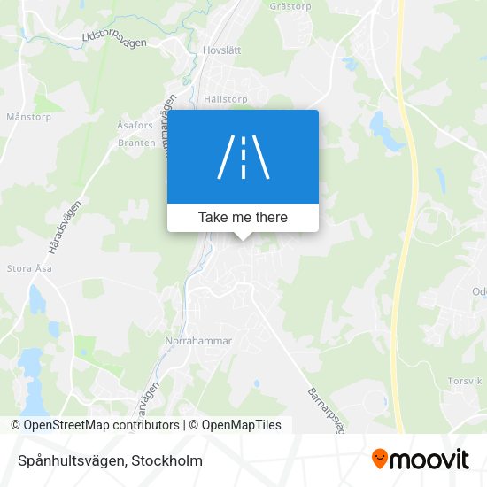 Spånhultsvägen map