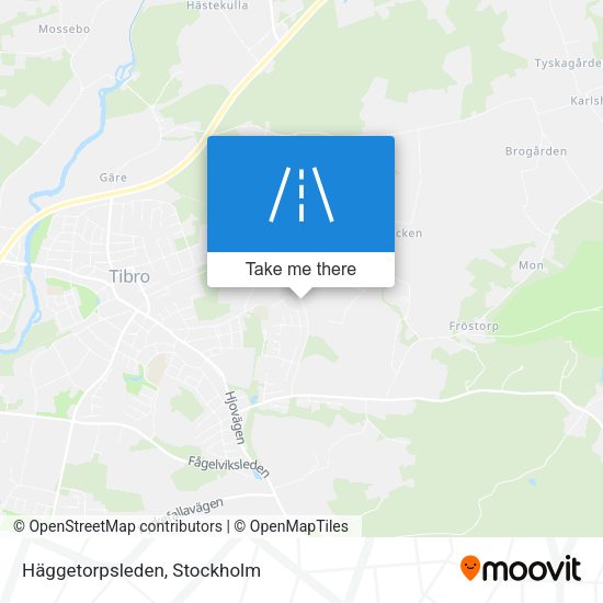 Häggetorpsleden map