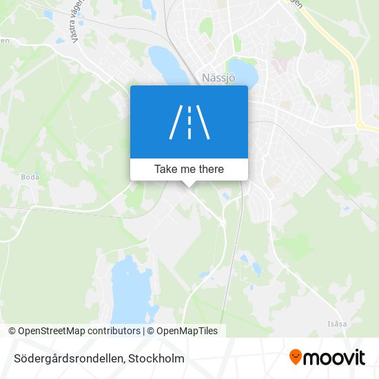 Södergårdsrondellen map