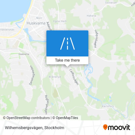 Wilhemsbergsvägen map