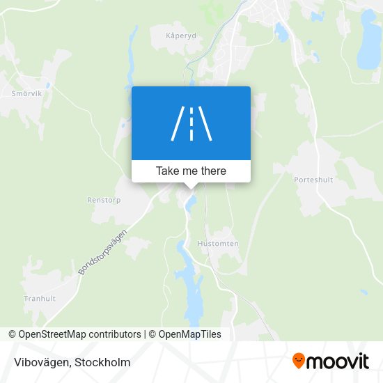 Vibovägen map