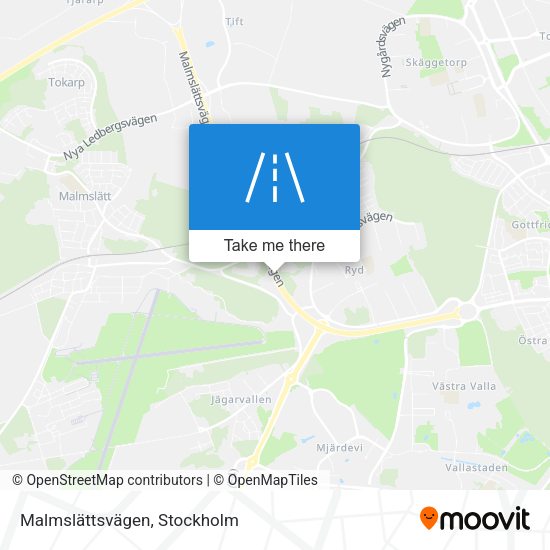 Malmslättsvägen map