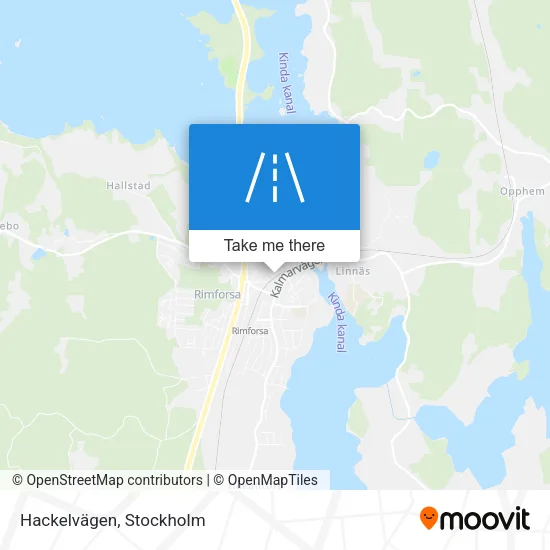 Hackelvägen map
