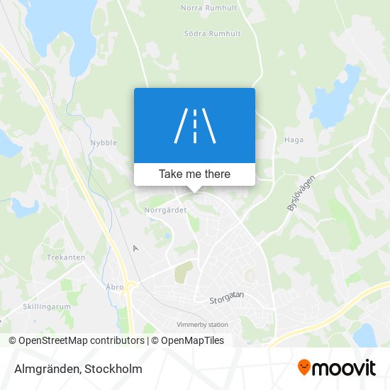 Almgränden map