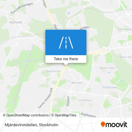 Mjärdevirondellen map