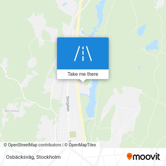 Osbäcksväg map