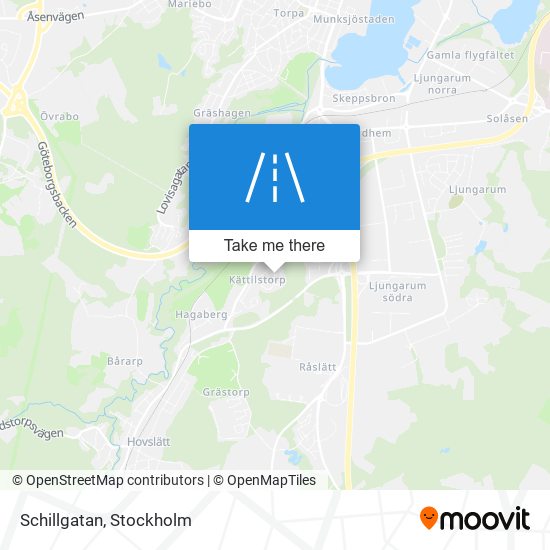 Schillgatan map