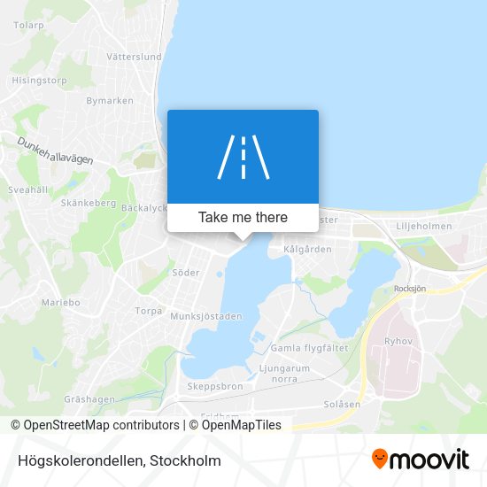 Högskolerondellen map