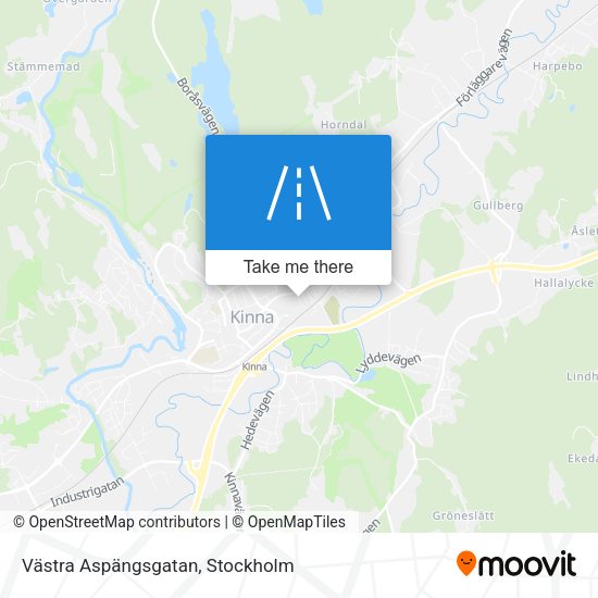 Västra Aspängsgatan map