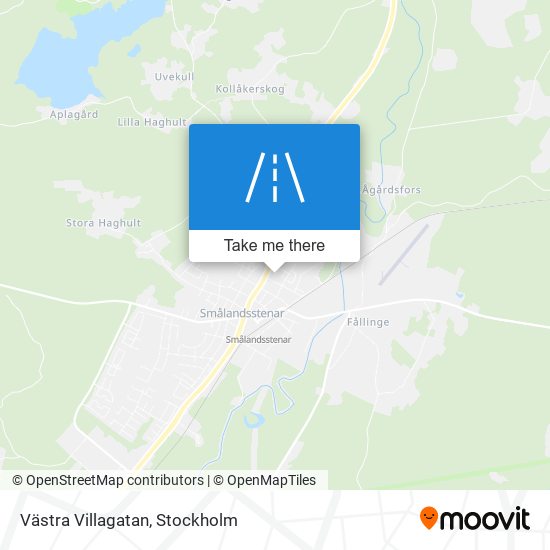 Västra Villagatan map