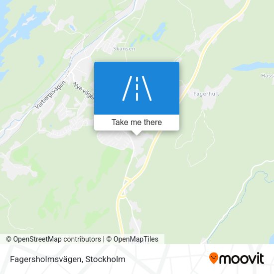 Fagersholmsvägen map
