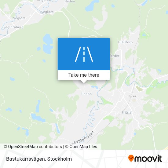 Bastukärrsvägen map