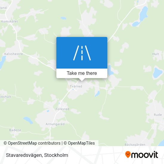 Stavaredsvägen map