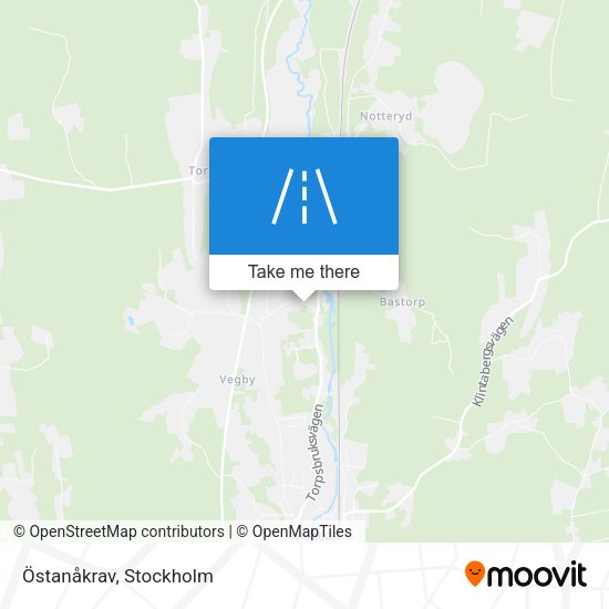 Östanåkrav map