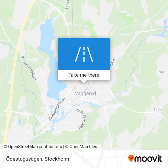 Ödestuguvägen map