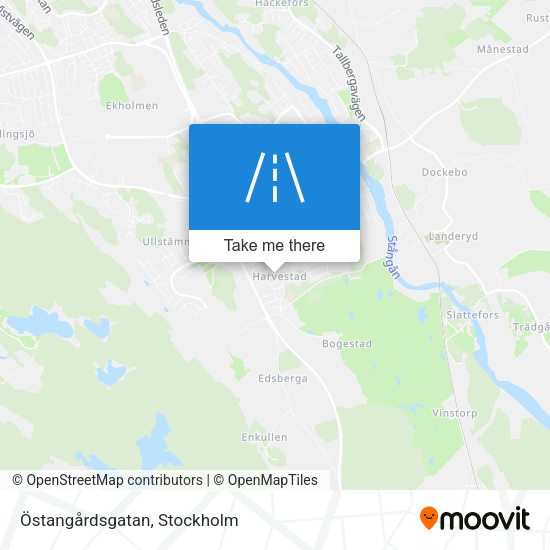 Östangårdsgatan map