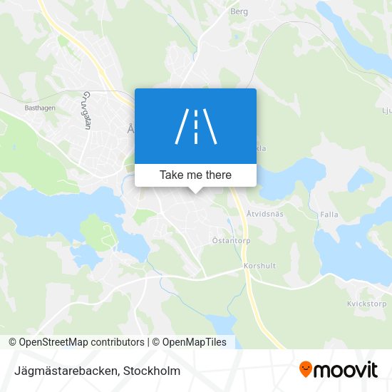 Jägmästarebacken map