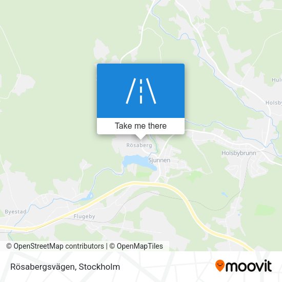 Rösabergsvägen map