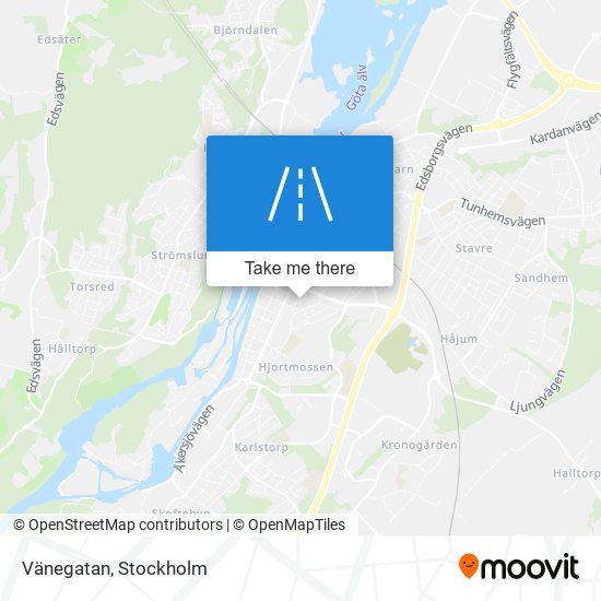 Vänegatan map