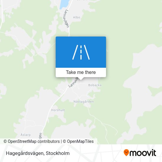 Hagegårdsvägen map