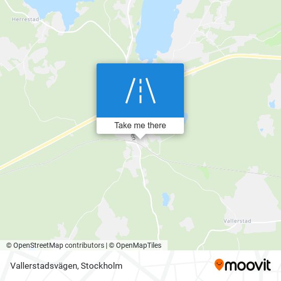 Vallerstadsvägen map