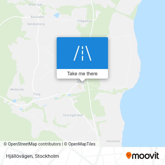Hjällövägen map