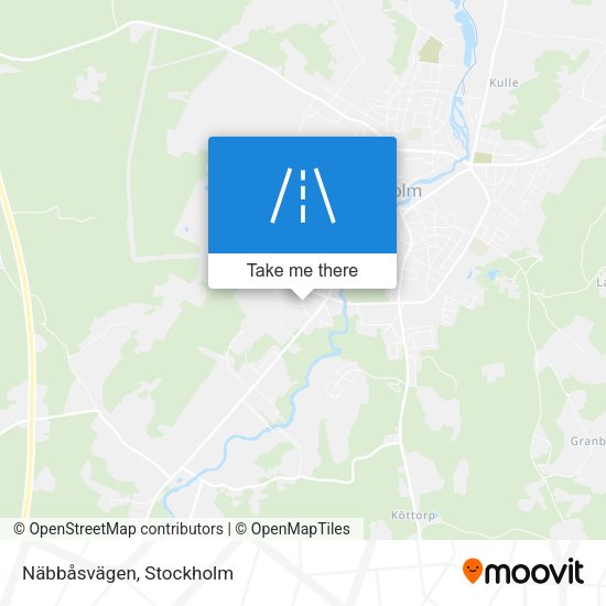 Näbbåsvägen map