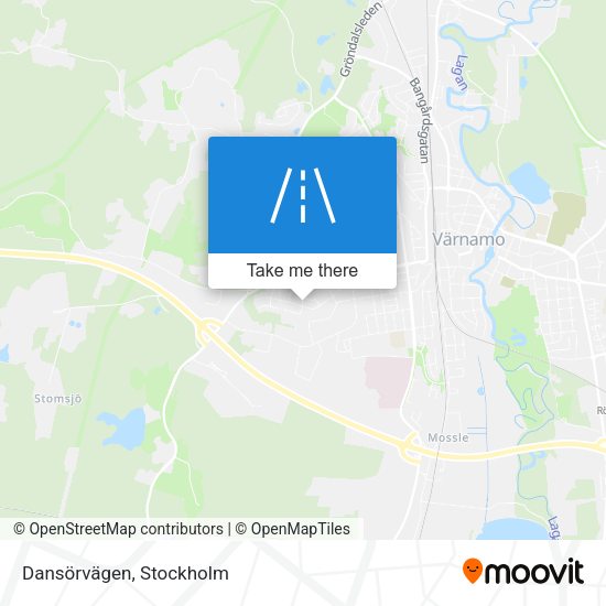 Dansörvägen map