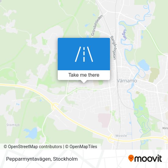Pepparmyntavägen map