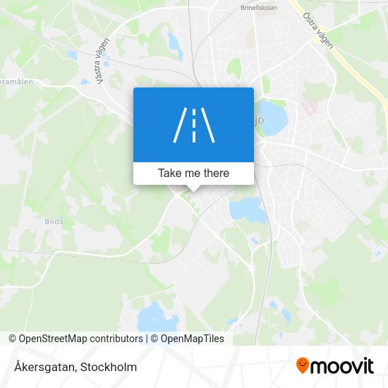 Åkersgatan map
