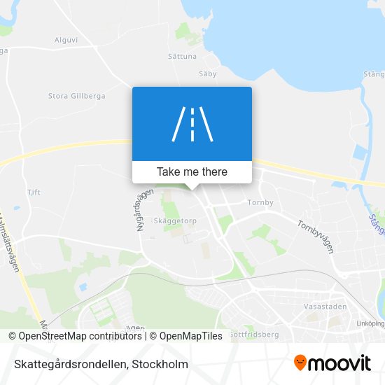 Skattegårdsrondellen map