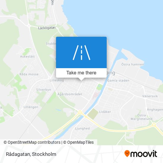 Rådagatan map