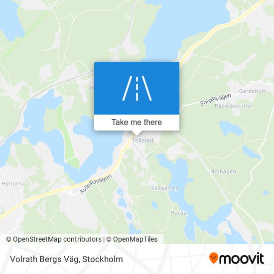 Volrath Bergs Väg map