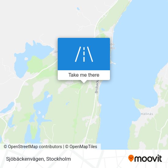Sjöbäckenvägen map