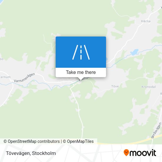 Tövevägen map