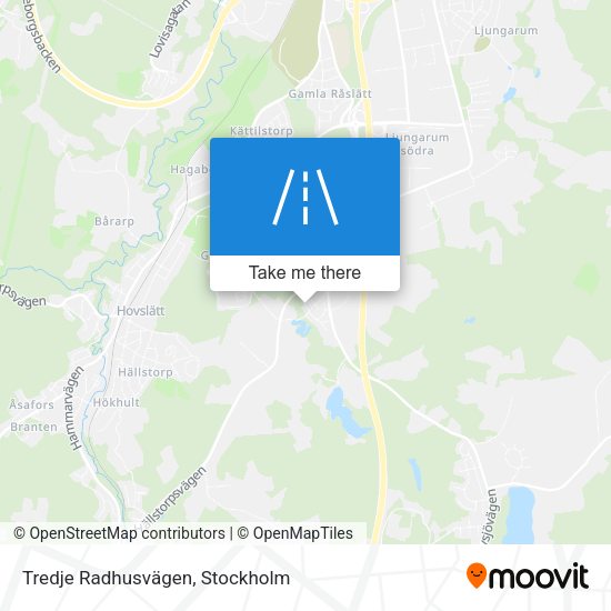 Tredje Radhusvägen map
