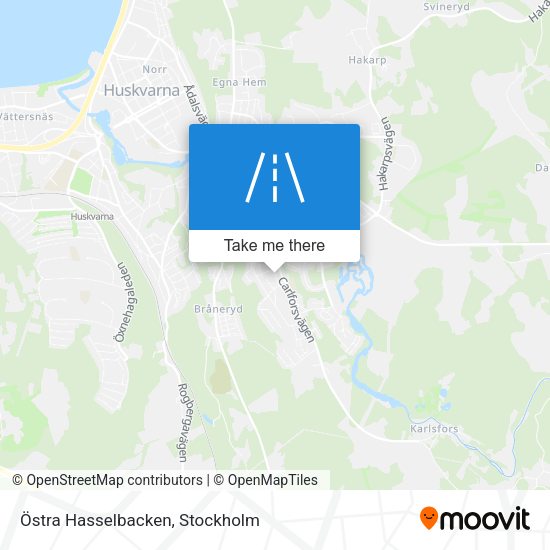 Östra Hasselbacken map