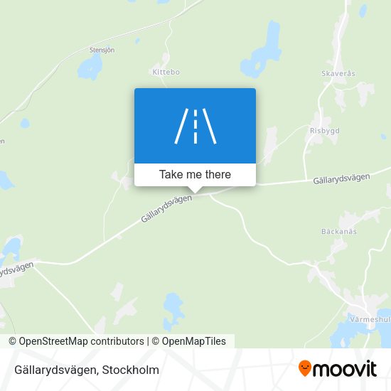 Gällarydsvägen map