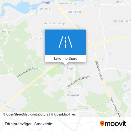 Fårhjordsvägen map