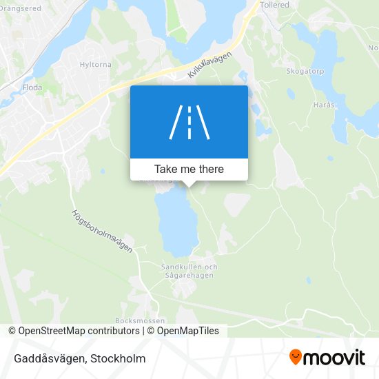 Gaddåsvägen map