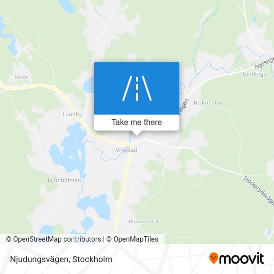 Njudungsvägen map